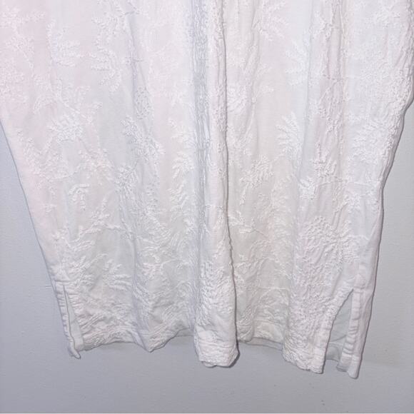 J. Jill White Short Sleeve Modal Tee Soft Lightweight Top Women’s Small - Picture 7 of 9